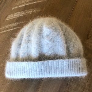 Angora and Lambswool Knit Beanie NWOT